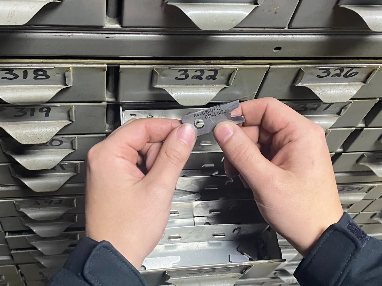Keyence precision measurement scan during tooling reverse engineering process